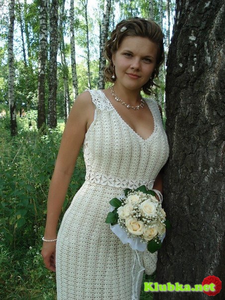 Свадебное платье. Крючок